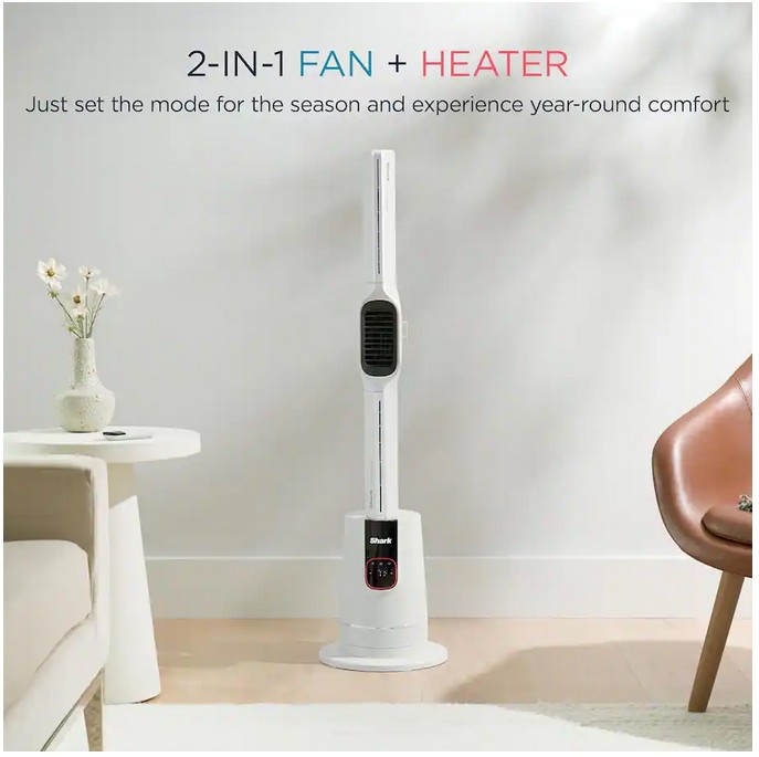 SHARK TH205CO_S&D TurboBlade Tower Fan+Heat - Gallery 12