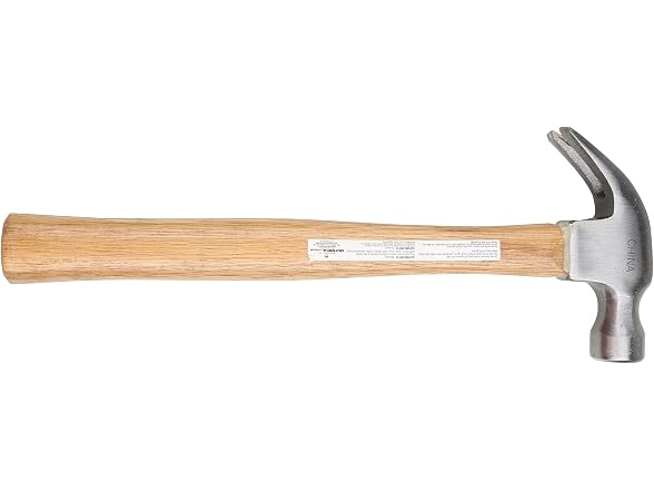 Olympia Tools Claw Hammer, 60-014, 8 Ounce,Silver