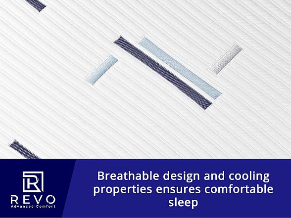 REVO Sleep 12" Gel Foam Mattress