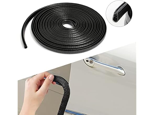 Door Edge Guard 16Ft Rubber U Shape