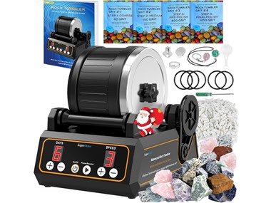 $41.99, Was $97.99, 57% Off! Rock Tumbler Kit, K1 Basic Edition dealfomo