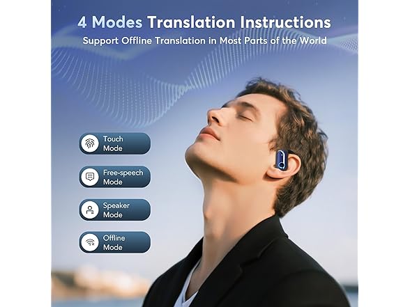 MOZC AI LIve Translation Earbuds