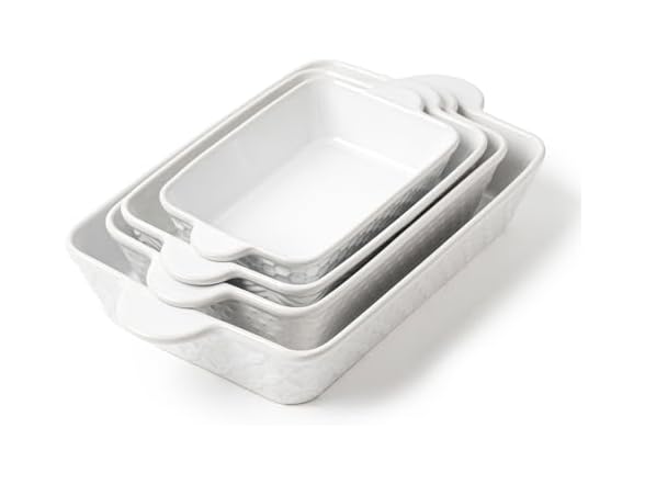 FOBENTA Ceramic Bakeware Sets of 4