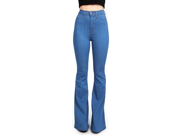 Vibrant Women (15) Juniors Bell Bottom High Jeans