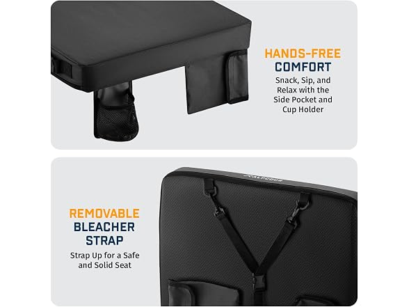 Alpcour 2PK Heated Stadium Seat Cushion