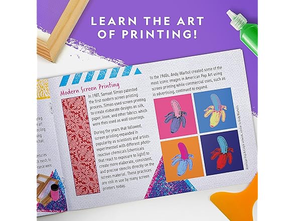NATIONAL GEOGRAPHIC Kids Screen Printing Kit