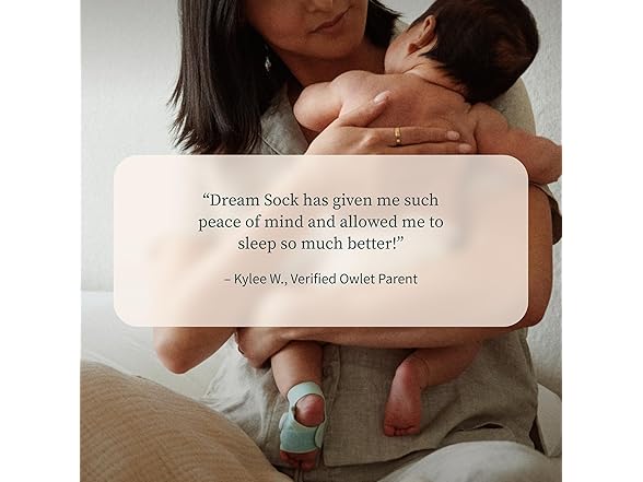 Owlet Dream Sock – Smart Wearable Baby Monitor- Choose Color
