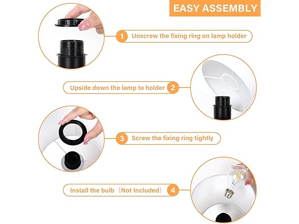 Brightever Small Bedside Table Lamp