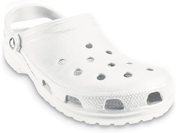 Crocs Unisex Classic Slip On Clogs White