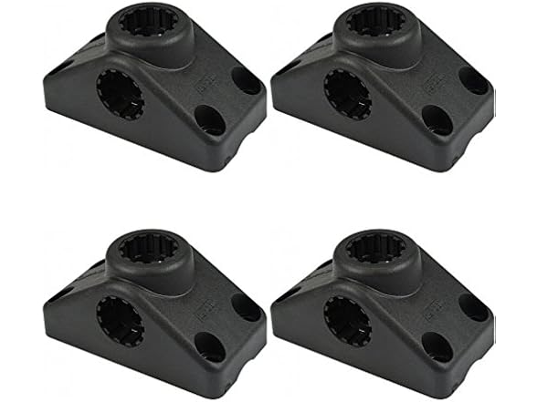 Side/Deck Mounting Bracket, Black Scotty 0241-Bk