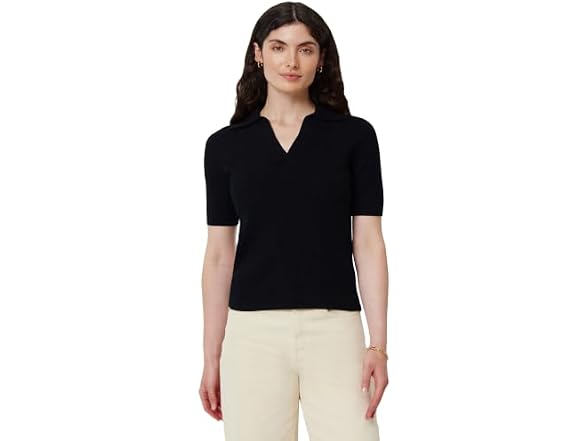 Amazon Essentials Women Short Sleeve Polo Sweater