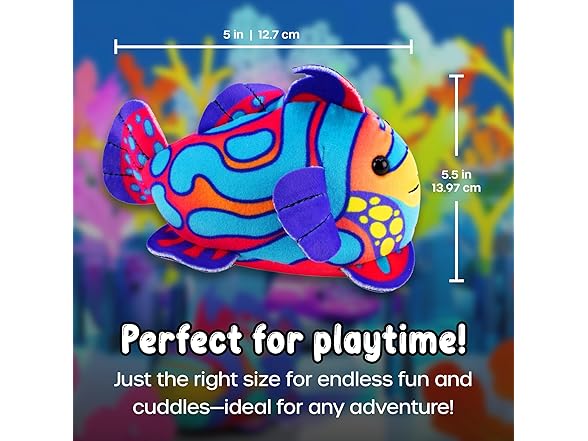 zhuzhu Aquarium Bubble Ball & Surf Board with Mandarin Fish