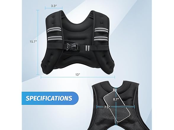 ZELUS Weighted Vest - 12lb