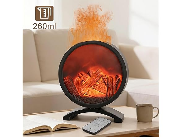 Fireplace Flame Oil Diffuser