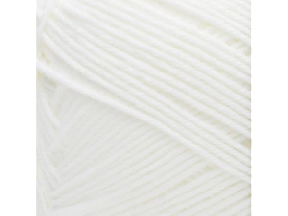 RED HEART Comfort Shimmers Yarn, White Opal