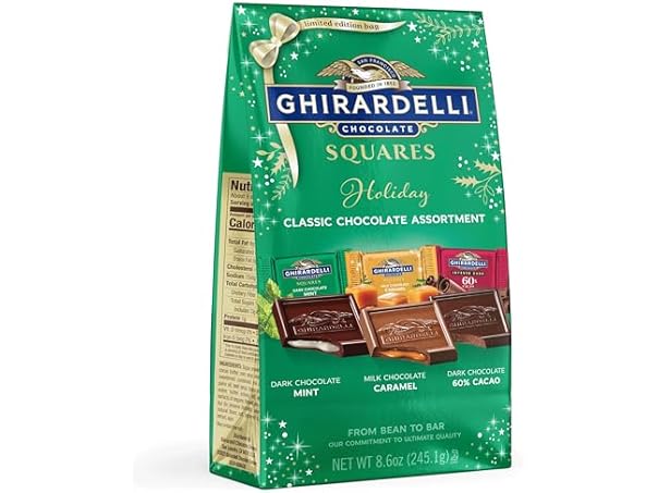 $3.99 Ghirardelli Holiday Choc Squares Assortm dealfomo