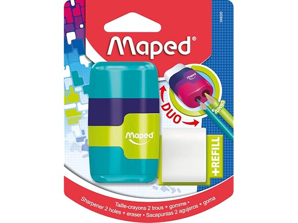 Maped Connect Coloured Duo Eraser and
