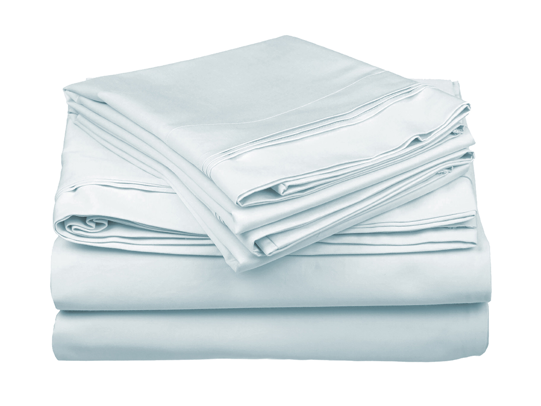 650 Thread Count Egyptian Cotton Solid Sheet Set - Gallery 31