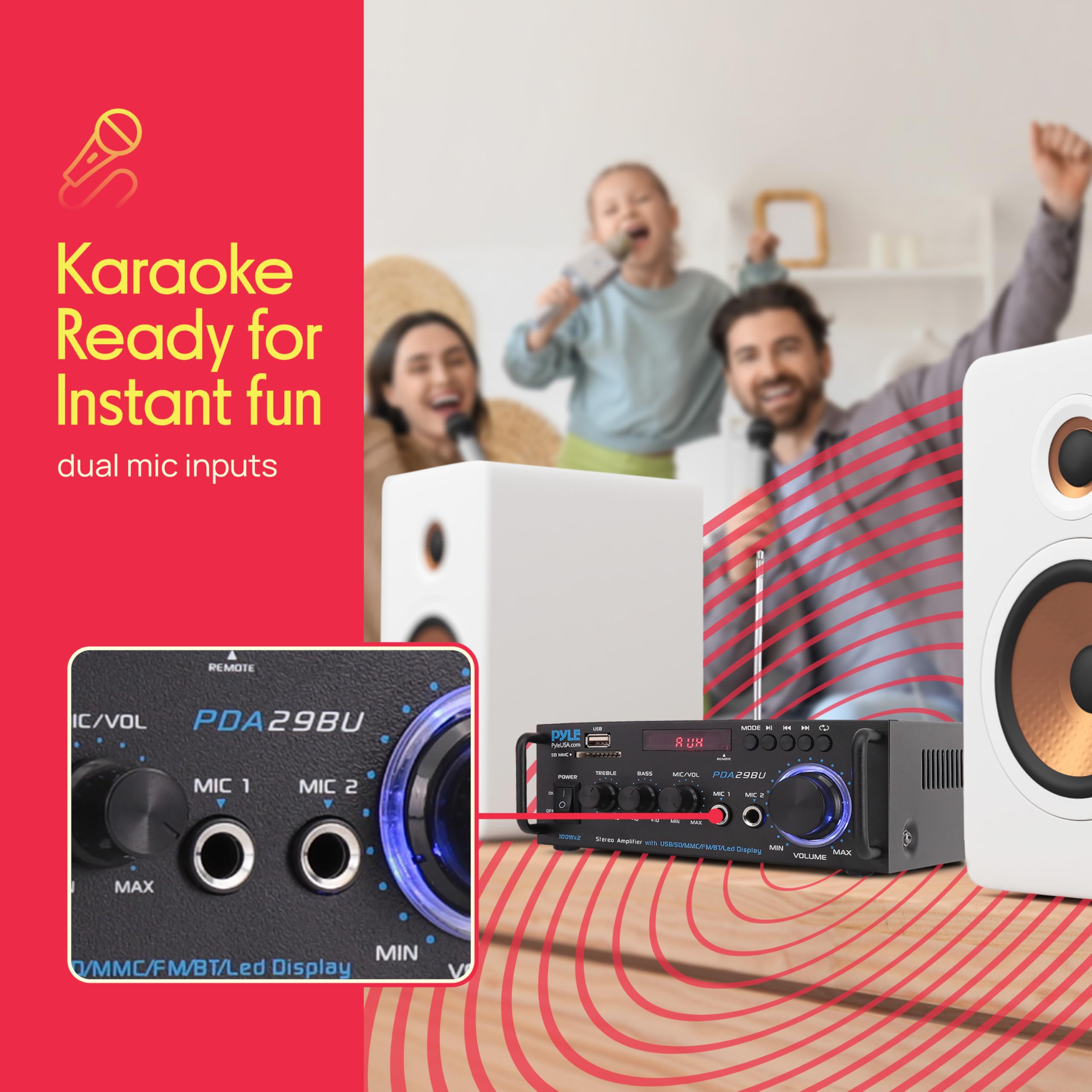 Pyle 200W Wireless Bluetooth Stereo - Gallery 6