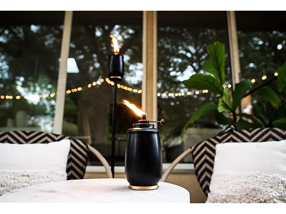 TIKI Kokomo 65" Metal Torch with Adjustable Flame