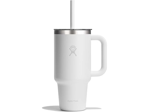 Hydro Flask 32oz Travel Tumbler - Tonal White