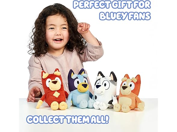 Bluey Muffin & Socks Stuffed Animals