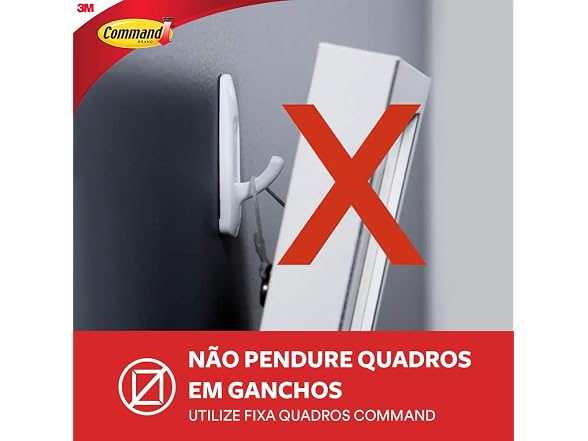 Command White Wire Hooks