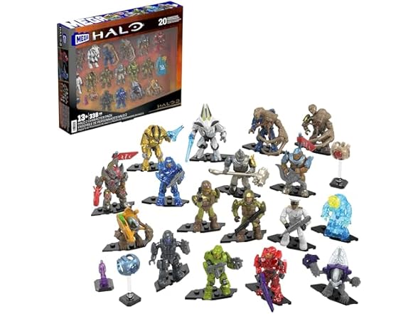MEGA Halo Action Figures Building Toys Set