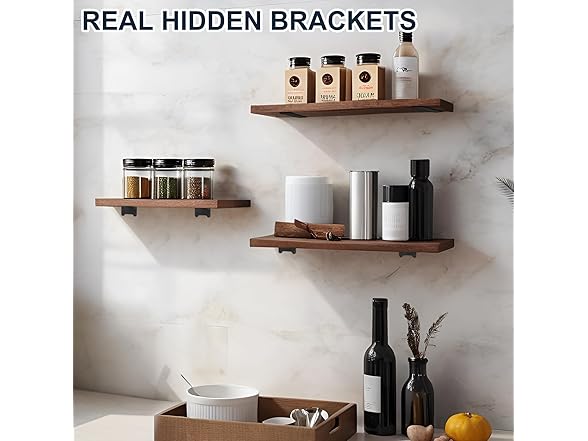 Kamiaha Heavy Duty L Shelf Bracket 6 Pack - 6 I