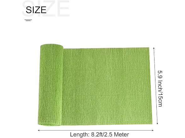 MECCANIXITY Crepe Paper Roll Crepe Paper