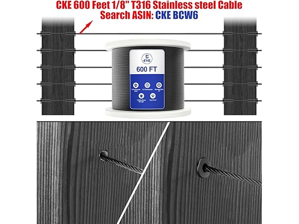CKE 80 Pack T316 Stainless Steel Black