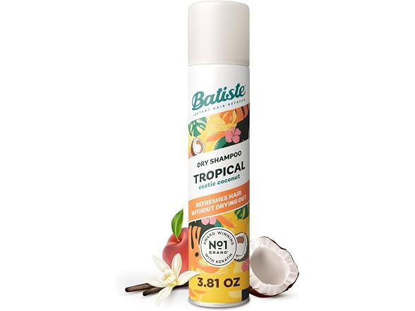 Batiste Dry Shampoo Spray 4 Pack Variety
