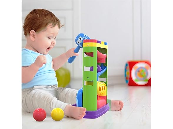 Penguin Ball Bash Toy w/ Stacking Cups