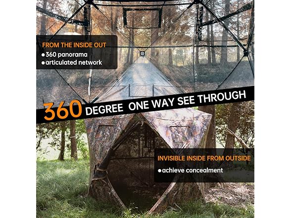 Multi Person Camo Hunting Blind