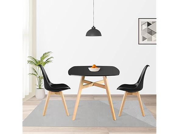 KM Legend Mid Century Modern Square Dining & Coffee Table 3