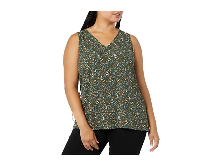 Dark Green Floral