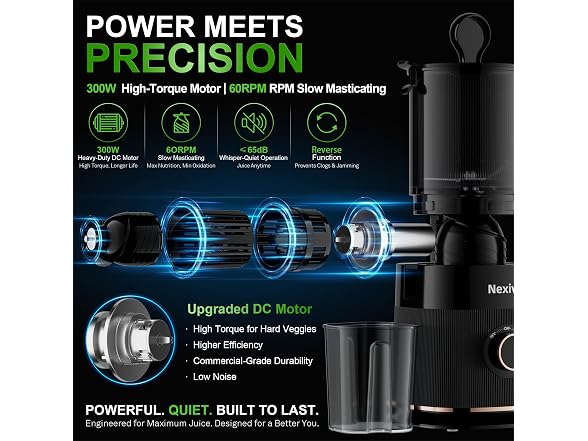Nexivo Cold Press Juicer