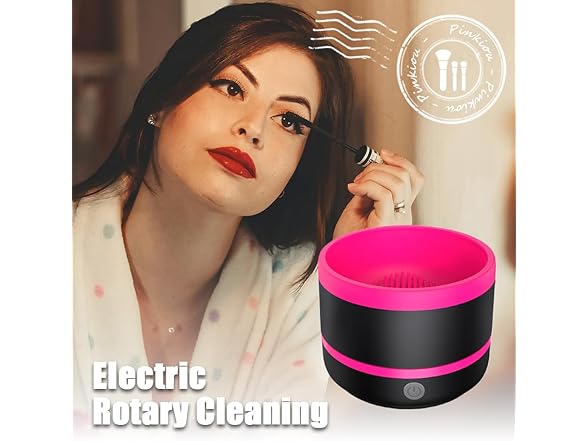 Pinkiou Makeup Brush Cleaner Machine