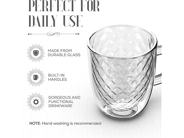 Elle Décor Mugs (13 Oz) Elle Decor Coffee Mug, Choose Set