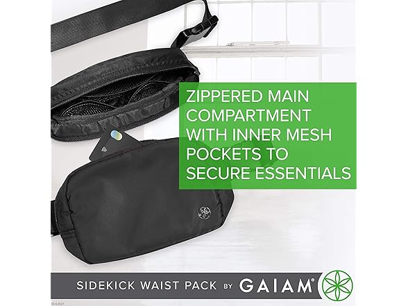 Gaiam Fanny Pack Running Belt Bag