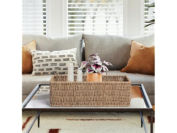 Suptinwear Seagrass Toilet Paper Storage Basket