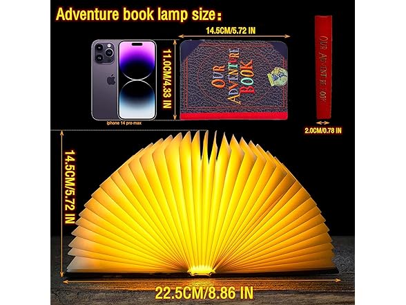 Adventure Book Night Light