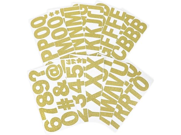 Recollections Glitter Alphabet Stickers - Gallery 4
