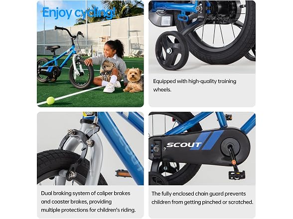 Chipmunk Kids Bike Scout Blue