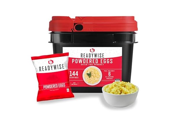 ReadyWise Freeze Dried Powdered Egg Bucket