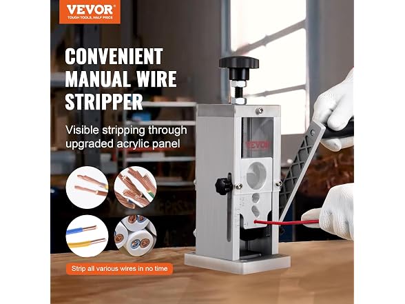 Wire Stripping Machine, 0.06-1.57 inches Drill