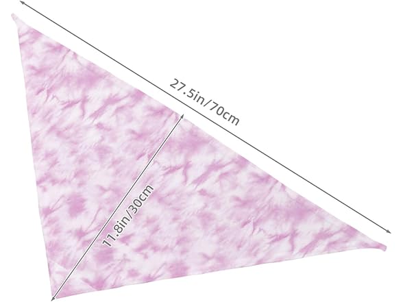 Vercosee Tie Dye Dog Bandana Pink