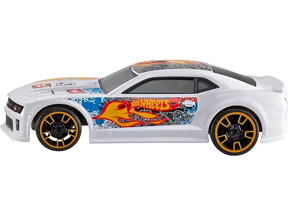 Hot Wheels Toy Car RC, White ZL1 Camaro