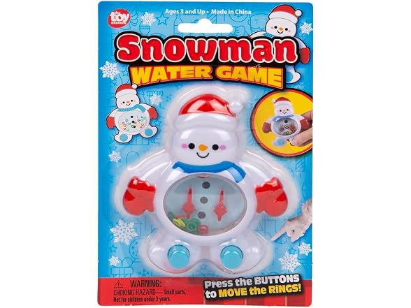 Rhode Island Novelty Snowman Water Game 4"