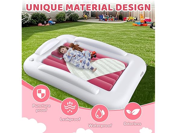 Deeteck Inflatable Toddler Travel Bed